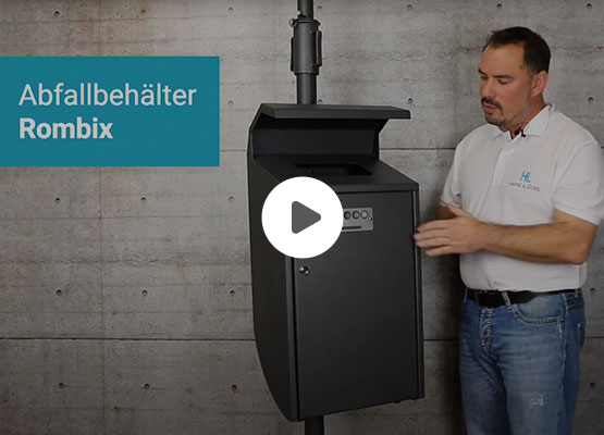 Video: Abfallbehälter Rombix